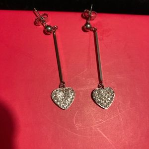 TOCARA. Janie. Crystalux & Stainless Steel Post earrings